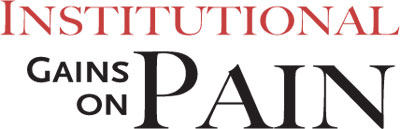 Institutional Gains on Pain